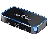 Geva Capture Card, USB 3.0 HDMI Video Capture Card 1080p @ 60fps 4K USB zu HDMI Game Capture Card with HD Local Loop-Out for Live Streaming/Switch/PS5/PS4/Xbox O