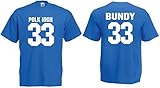 AL Bundy Herren T-Shirt Polk High Royalb