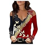 HHOP Tops Damen Spitze Tunika Damen Pullover Dunkelbraun seidentunika ausgefallene Kleider longleave Damen blusen top Damen Pullover Damen Sale Festliche Oberteile Damen dünne Jack