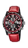 Festina Unisex Erwachsene Chronograph Quarz Uhr mit Leder Armband F20339/5