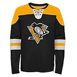 OuterStuff NHL Kinder Shirt Pittsburgh Penguins Youth Langarm Goaltender Long Sleeve Eishockey (M (10/12))