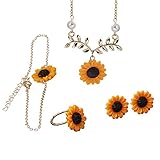 Hirolan GäNseblüMchen Ohrringe Damen Ohrstecker Ohrringe Gelb Vergoldet GäNseblüMchen FrüHling GäNseblüMchen Blume Aussage Ohrstecker FüR Frauen DIY Passend Charme Modeschmuck Eleg