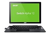 Acer Switch Alpha 12 Fit SA5-271-FIT 30,5 cm (12 Zoll QHD Touch IPS) Convertible Laptop (Intel Core i5-6200U, 4GB RAM, 256GB SSD, Windows 10) silb