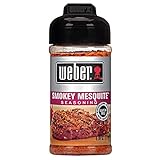 Weber Smokey Mesquite Gewürz 171 g (1 Packung), MNG-frei, glutenfrei, für Gemüse, Geflügel, Burger und Steak