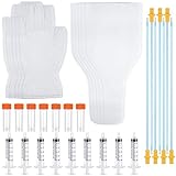 BBTO 10 Sets Hunde Zucht Kit Künstliche Besamung Hundezucht Kit Insemination Züchter Kit Haustier Zubehör für Kleine und Mittlere R