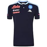 SSC NAPOLI Polo Repräsentation 2020/21 Team Polo Darstellung 2020/21 Team Unisex - Erwachsene M Dunkelblau - Hellb