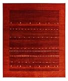 Harper Red Gabbeh Loribaft Orientalisch Traditionell Handgeknüpft Modernes Design Bereich Teppich & Teppich, Wolle, rot, 200x300 cm - 6'6''x9'9''