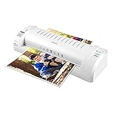 CHENXU Laminiergerät für Zuhause A4 Desktop-Thermischer Laminator mit 18 Laminierblechen&eingebautem Papierschneider Winkelmesser und Eckrunde for Home O