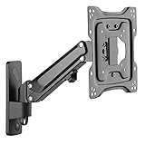 RICOO S4322 Bildschirm Wand-Halterung Höhen-Verstellbar Schwenkbar Neigbar Universal 23-43 Zoll (58-109cm) TV und Monitor VESA 75x75-200x200