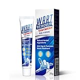 Sofortiges Gel zur Entfernung von Hautunreinheiten, Warzenentfernungscreme Körperwarzenentfernungscreme Fußpflegecreme Fußwarzenentfernung Plantarwarzensalbe Schnelle Wirkung Entfernung Warze, 20g