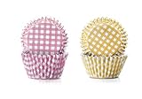 Ibili Mini-Muffinförmchen 100 Stück, Papier, gelb/rosa/weiß, 24 x 16 x 4 cm, 100-E