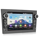 Android 10 Doppel Din Autoradio mit Sat NAV und OBD2 System 7 Zoll Touchscreen Autoradio Für Opel Astra Antara Vectra Corsa Zafira Meriva Vivara Vivaro Unterstützung FM/Bluetooth/Mirror Link, G