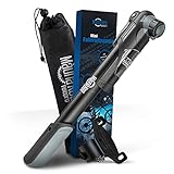 Mauna Kea Velopro | Premium Mini Fahrradpumpe – Hochdruckleistung 100PSI - Luftpumpe Fahrrad für Presta & Schrader Ventil – tragbare Handpump