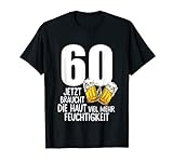 Herren 60. Geburtstag Männer Geschenk Bier Humor T-S