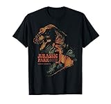 Jurassic Park T-Rex Raptor Vintage Colors T-S