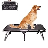 PALHERU Klappbares Hundebett Indoor Outdoor Tragbare Haustierbett Wasserdichtes Dauerhaft Pet Rest Bett, Fit Für Strände, Outdoor, Camping,71 * 58 * 16