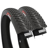 Fincci Paar 26 x 4.0 Zoll 100-559 Fett Reifen für Rennrad Mountain MTB Schlamm Schmutz Offroad Fahrrad (2er Pack)