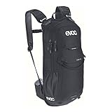 EVOC STAGE 12 technischer Tagesrucksack Backpack für Outdoor-Aktivitäten (AIR FLOW CONTACT System, verstellbare Schultergurte, Werkzeugfach mit Schnellzugriff, Trinkblasenfach), Schw