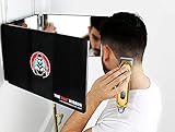 360° Grad Spiegel - SELF Cut Mirror System - DREI Seiten Spiegel zum Selbstschneiden der Haare mit höhenverstellbaren Teleskophaken (Nur 360 Spiegel)