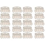 Tomaibaby 20 Stücke Pulp Eier Kartons Papier Pulp Hühnereihalter 10 Zell Eierwohnungen Tablett Boxen für Familie Farm Farm Markets Lagern Frische Eier Weiß