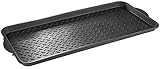 Walser Mehrzweckwanne Safetray, universale Kofferraumwanne, Kunststoffwanne, Auffangwanne, Schuhwanne, Ölwanne small 77x35x3 cm schwarz 28100