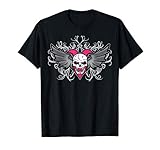 WWE Bret Hart Logo Winged Skull Tattoo T-S