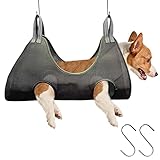 Haustierpflege Hängematten-Helfer für Hunde Katzen Geschirr-Helfer zum Nagelschneiden 3 Größen mit 2 Haken, 3er-Pack Rückhaltetasche zum Baden Strapazierfähiger Sling-Halter Zubehör-Set zum W