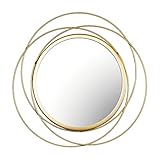 cm Spiegel Wandspiegel Bad Rund Klein Gold Modern Barock Badspiegel Badezimmerspiegel Dekospiegel Mit Erstaunlichem Geometrischem Rahmendesign Für Geburtstag Hochzeit Und Einweihungsfeier Ganmek