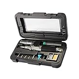 DierCosy Tools Lötkolben Kit Gas-Lötkolben-Set 10 in 1 Schweiß Kit Zündautomatik bewegliche Feder-förmige (Gray)