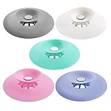 Qixuer 15 Stück Silikon Abflussstopper,Silikon Küche Stöpsel Waschbecken Ablassstopfen Multifunktionale Ablassfilter Haarsieb Dusche Filter Stöpsel für Badewanne Stöpsel Waschbecken D
