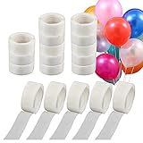 1800 PCS Ballon Kleber Punkt, VEGCOO Abnehmbares Ballon Klebeband Klebepunkte, Doppelseitige Klebepunkte Aufkleber Klebepunkte für Ballons Geburtstag Hochzeit Weihnachtsfeier Dekorationen Basteln DIY
