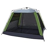 Wsaman 6-8 Personen Campingzelt Wurfzelt, 4 Jahreszeiten Familien Gruppenzelt - Tragbares Strand Wasserdichtes mit Quick-Up-System für BBQ Strand Garten Tents Teepee F