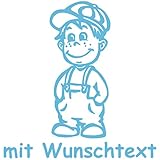 Personalisierbarer Babyaufkleber mit eigenem Wunschtext & Name selbst gestalten - Farbe, Motiv, Schriftart, Größe wählbar - Baby an Bord Aufkleber fürs Auto, Lack, Heckscheibe, Autofenster, wetterfest, lange Lebensdauer, einfache Montage - Autoaufkleber 10 (anpassbar)