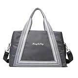 fancyfree Ideale Sporttasche mit wasserdichter PVC-Tasche und seitlichem Schuhfach 230, dunkelgrau, Large,