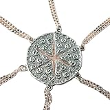 Pizza-Halsketten-Set, Best Friends-Halskette, BFF-Geschenk, Pizzascheiben, Freundschafts-Gruppengeschenk, Lebensmittel-Halskette, Team-Schmuck, Squad-Geschenk, Junk-F