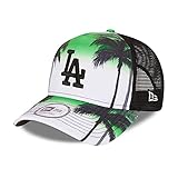 New Era Los Angeles Dodgers MLB Cap Trucker Cap verstellbar Basecap Kappe Snapback Summer City grün - One-S