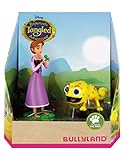 Bullyland 13462 - Spielfigurenset, Walt Disney Rapunzel - Rapunzel und Pascal, liebevoll handbemalte Figuren, PVC-frei, tolles Geschenk für Jungen und Mädchen zum fantasievollen Sp