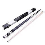 ALEXHAN Pool-Cue-Tipps 10.5-11.5-13Mm 58Inch Achtzehn Zähne Metallschnittstelle, Ahorn-Pool-Cue-Stick 19Z, 1/2 Split-Billard-Pool/Pool Cue Stick Box Set/Tips13M