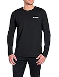 VAUDE Herren T-shirt Brand Long Sleeve Shirt, Black, M, 064540105300