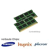 4GB (2X 2GB) DDR2 800MHz (PC2 6400S) SO Dimm Notebook Laptop Arbeitsspeicher RAM Memory Samsung Hynix M