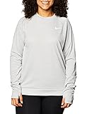 Nike CU3270 W NK DF Pacer Crew Sweatshirt Women's lt Smoke Grey/Htr/Reflective silv S