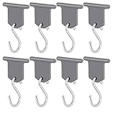 DONGNOD 8 Paare Kederleiste Haken, Awning Accessories S Piping Strip Hook Hanger RV Markisenhaken Camping Markisen Haken Kederschiene Haken Zubehör für Wohnmobil Wohnwagen Camping Z