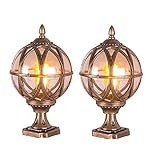 J.SCT-5 Europäische Victoria Villa Pillar Lampe Landschaftsleuchte Luxus Europäische Vintage Rustikale Country Pillar Pole Lampe Fashion Courty