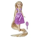 Hasbro Disney Prinzessinnen F1057 Rapunzels Haartraum, Modepuppe mit blonden 45 cm Langen Haaren, Rapunzel Spielzeug für Mädchen ab 3 Jahren, Mehrfarbig