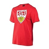 VfB Stuttgart T-Shirt Wappen rot Gr.L