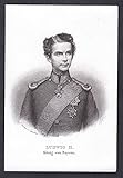 Ludwig II. König von Bayern. - Ludwig II von Bayern (1845-1886) König king