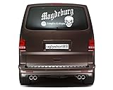 Magdeburg Autoaufkleber 45 cm | Hardcore | Sticker | Aufkleber | KSM1