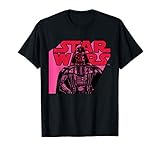 Star Wars Logo and Darth Vader in Pink T-S