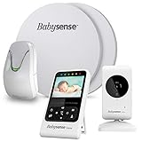 BabySense Baby-Atembewegung und Videomonitor - Modelle: 7 + V24R- Bundle Pack - 2 in 1