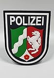 ATG Ärmelabzeichen Polizei NRW 3 D Rubber Patch (Farbig)